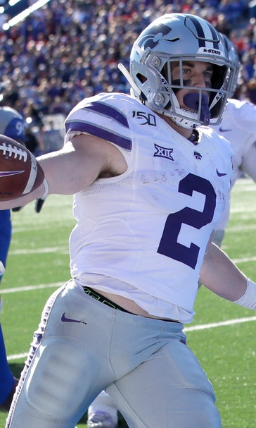 Thompson runs for 3 TDs as No. 22 K-State routs Kansas 38-10